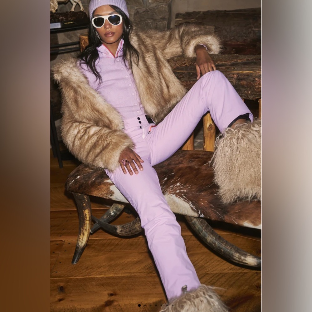 LoveShackFancy x Bogner Lilac Nessa ski Pants